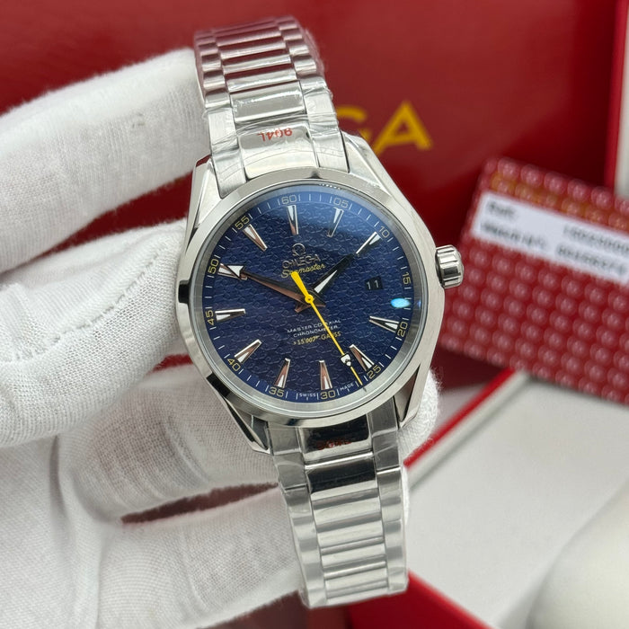 Omega Seamaster Aqua Terra 150M James Bond “Spectre” Edition – Blue Textured Dial