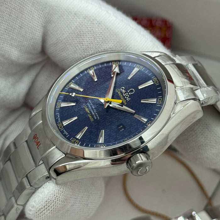 Omega Seamaster Aqua Terra 150M James Bond “Spectre” Edition – Blue Textured Dial