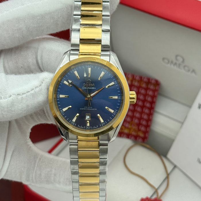 Omega Seamaster Aqua Terra Co-Axial Master Chronometer – Two-Tone Blue Dial