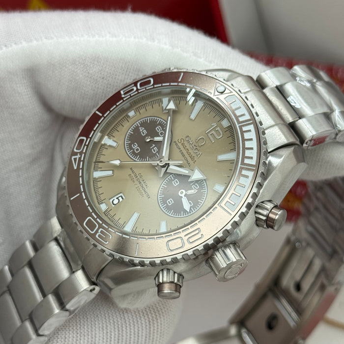 Omega Seamaster Planet Ocean Co-Axial Master Chronometer Chronograph – Sand Dial