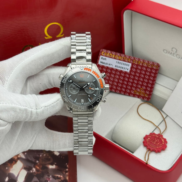Omega Seamaster Planet Ocean Co-Axial Master Chronometer Chronograph – Grey & Orange