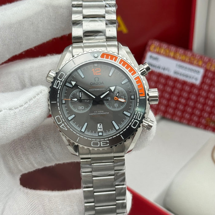 Omega Seamaster Planet Ocean Co-Axial Master Chronometer Chronograph – Grey & Orange