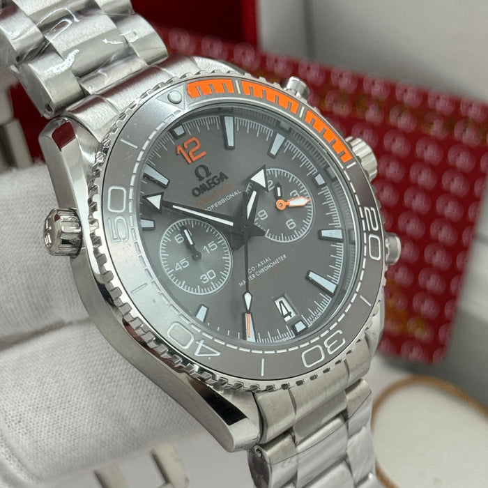 Omega Seamaster Planet Ocean Co-Axial Master Chronometer Chronograph – Grey & Orange