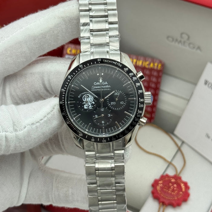 Omega Speedmaster Silver Snoopy Award 50th Anniversary