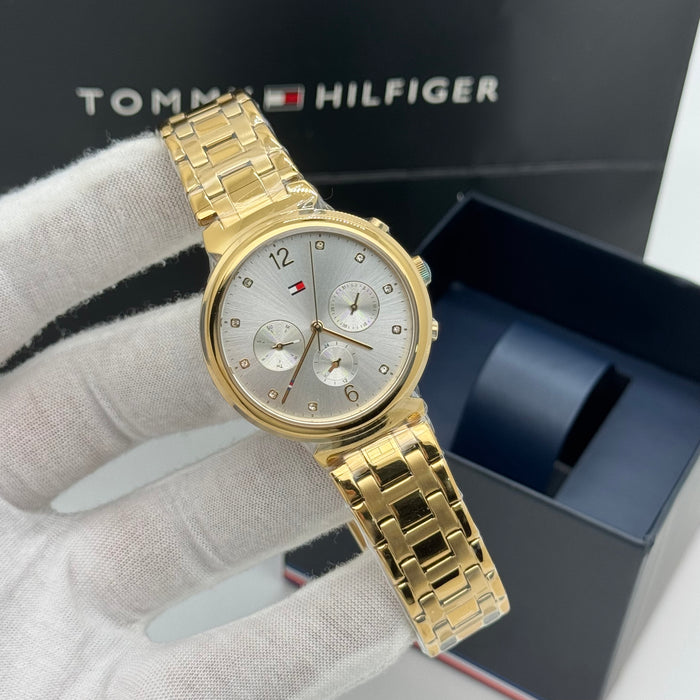 Tommy Hilfiger Gold Women’s Multi-Function Bracelet Watch 1782344 - Authentic