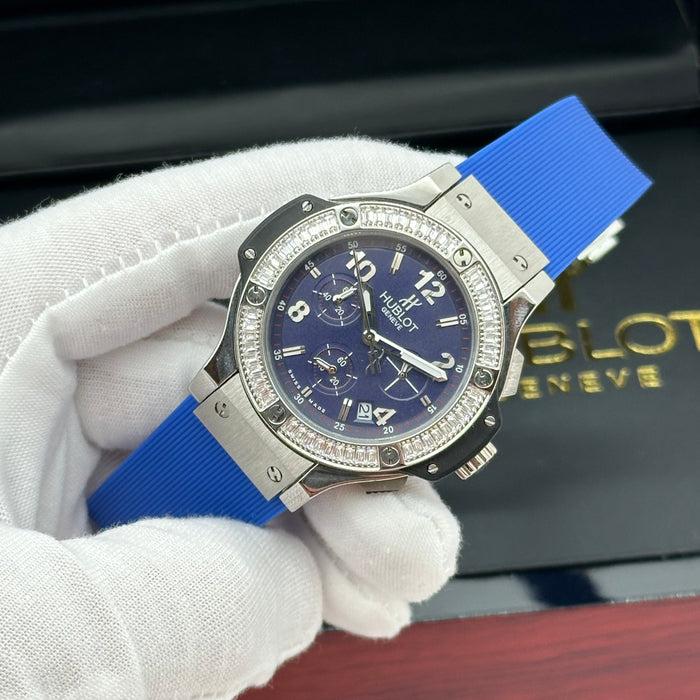 hublot Big Bang Blue Silver  38 MM