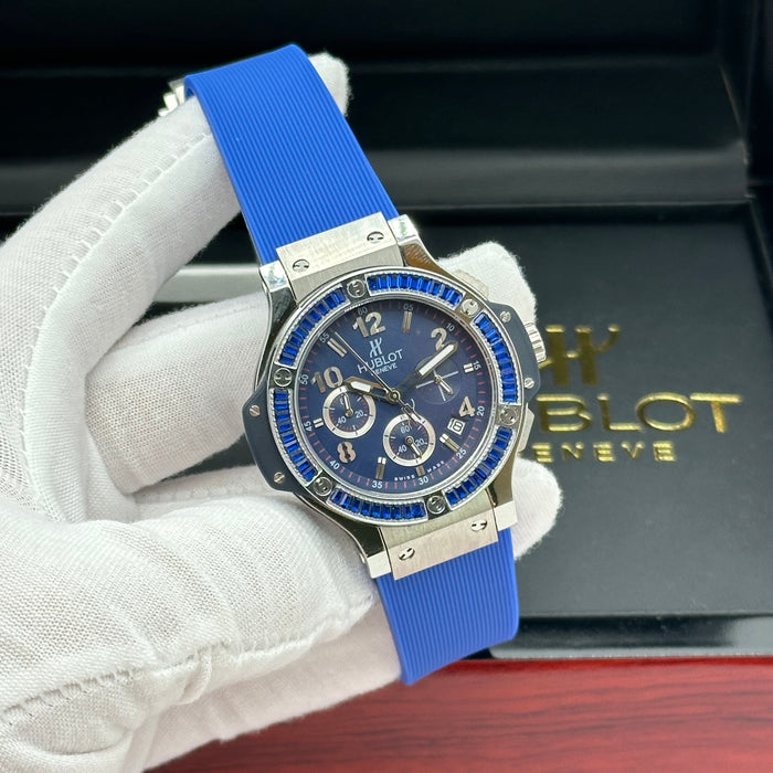 hublot Big Bang Blue Silver  38 MM