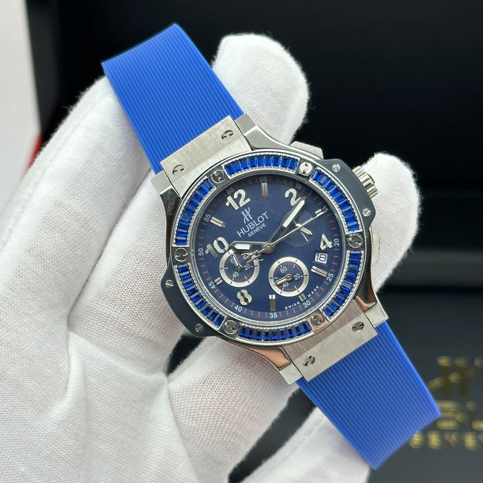 hublot Big Bang Blue Silver  38 MM