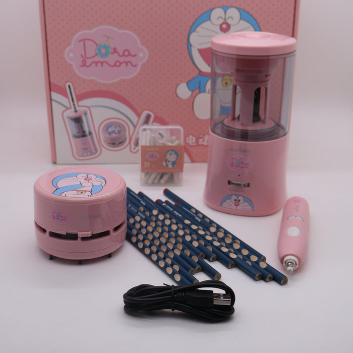 Astronomical Doraemon cartoon electric stationery set gift box second grade Original