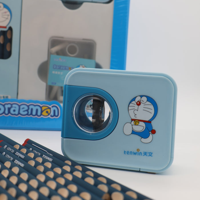 Doraemon Astronomy Electric Stationery Set Gift Box  Three-Piece Gift Original