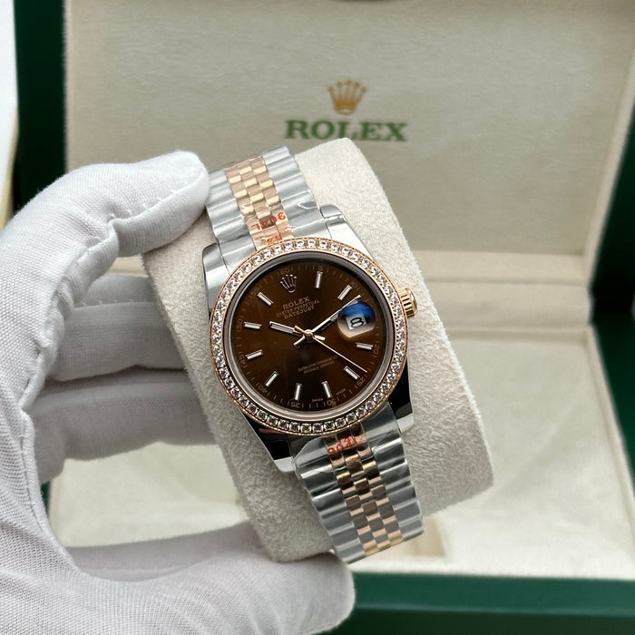 Rolex Datejust 36mm Two-Tone  Brown Dial