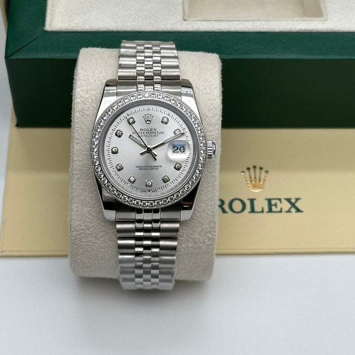 Rolex Datejust 36mm Silver White Dial