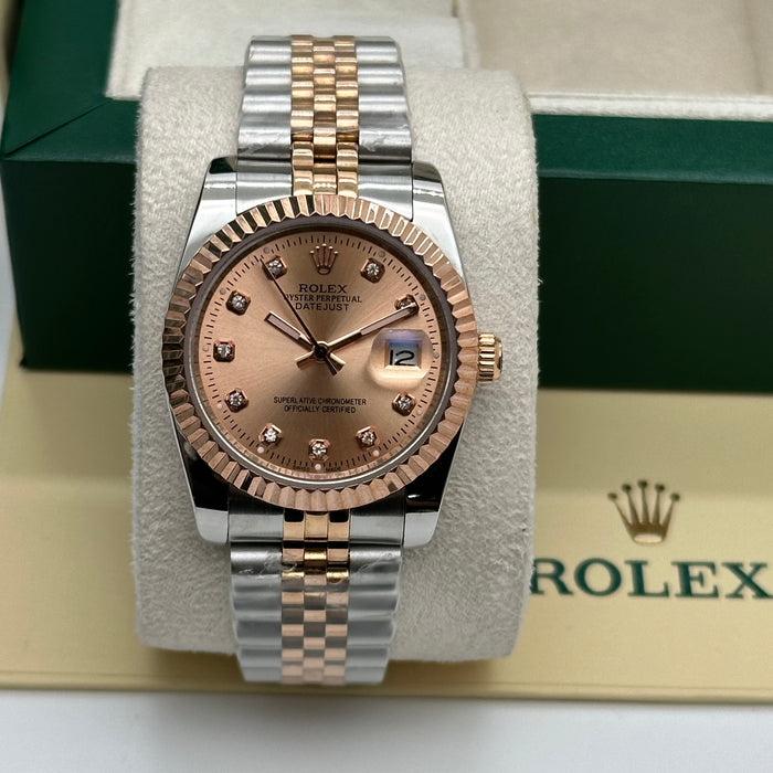 Rolex Datejust 36mm Two-Tone Pink