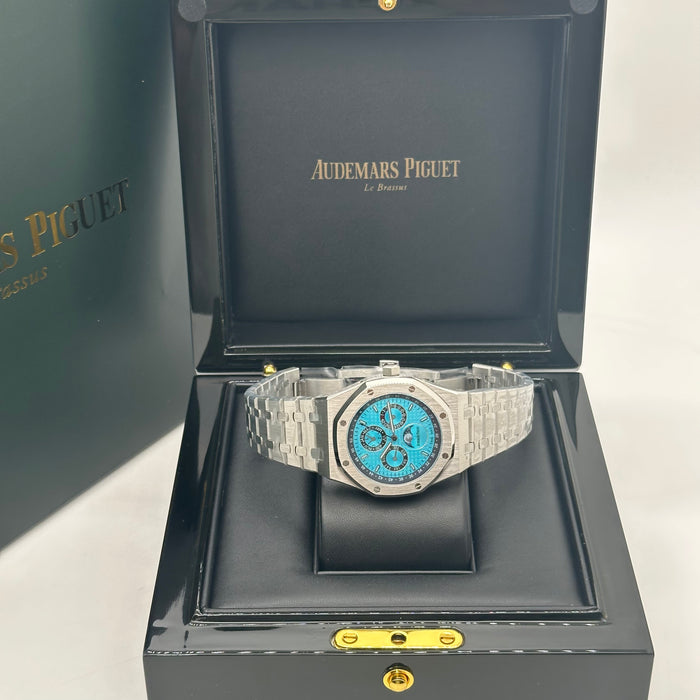 Audemars Piguet Royal Oak Perpetual Calendar – Turquoise Blue Dial – Swiss Super Clone 1:1