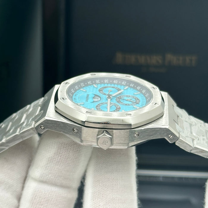 Audemars Piguet Royal Oak Perpetual Calendar – Turquoise Blue Dial – Swiss Super Clone 1:1