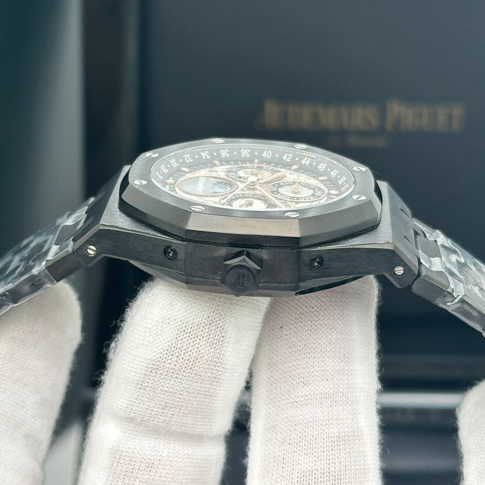 Audemars Piguet Royal Oak Perpetual Calendar Skeleton – Black Ceramic Look – Swiss Super Clone 1:1