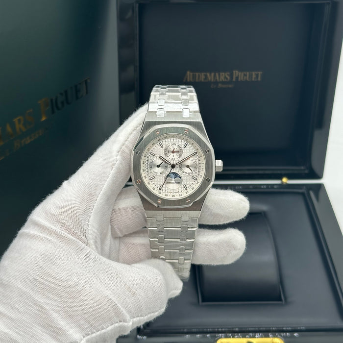 Audemars Piguet Royal Oak Perpetual Calendar – Silver Dial – Swiss Super Clone 1:1