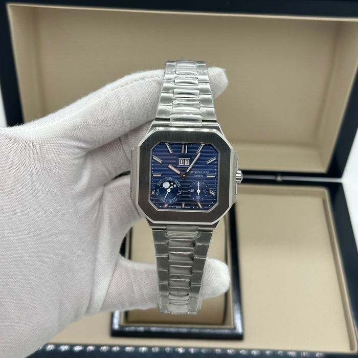 Patek Philippe Nautilus TV Screen Moonphase Annual Calendar – Blue Dial  – Swiss Super Clone 1:1
