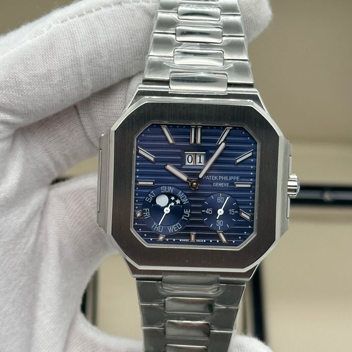 Patek Philippe Nautilus TV Screen Moonphase Annual Calendar – Blue Dial  – Swiss Super Clone 1:1
