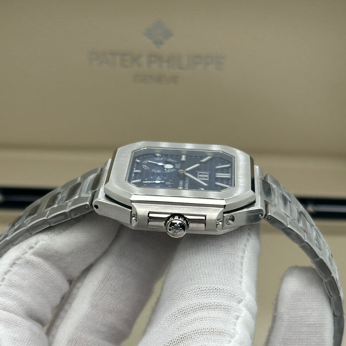 Patek Philippe Nautilus TV Screen Moonphase Annual Calendar – Blue Dial  – Swiss Super Clone 1:1