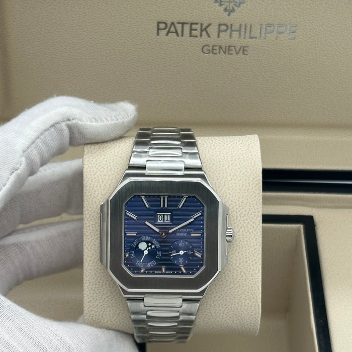 Patek Philippe Nautilus TV Screen Moonphase Annual Calendar – Blue Dial  – Swiss Super Clone 1:1