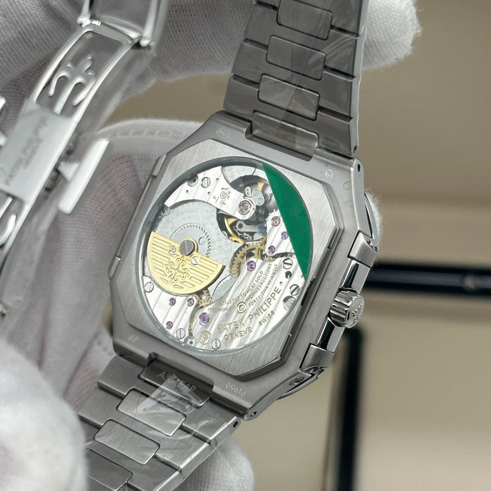 Patek Philippe Nautilus TV Screen Annual Calendar – Green Dial  – Swiss Super Clone 1:1