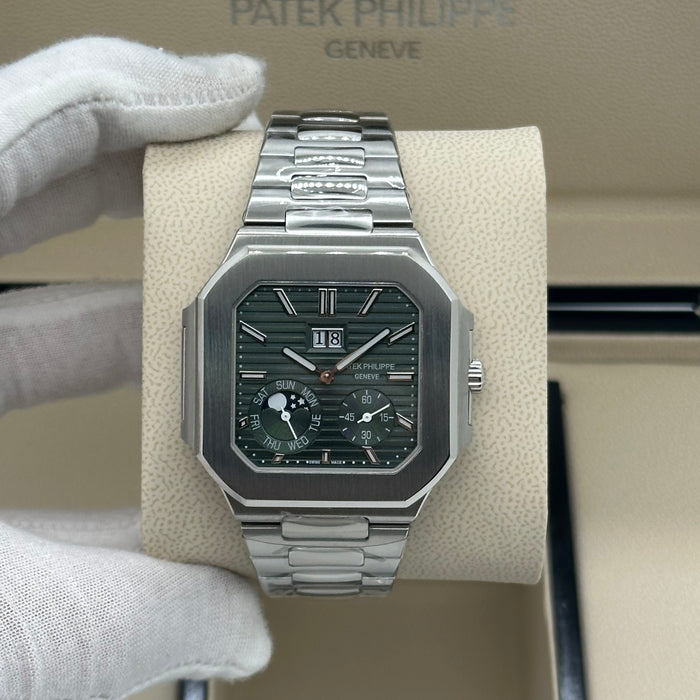 Patek Philippe Nautilus TV Screen Annual Calendar – Green Dial  – Swiss Super Clone 1:1