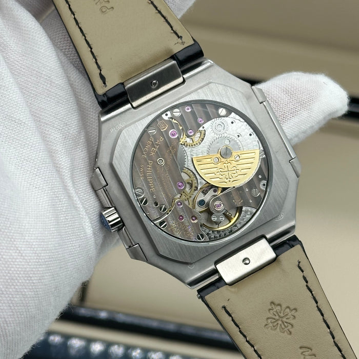 Patek Philippe Gondolo Annual Calendar – Black Dial – Leather Strap – Swiss Super Clone