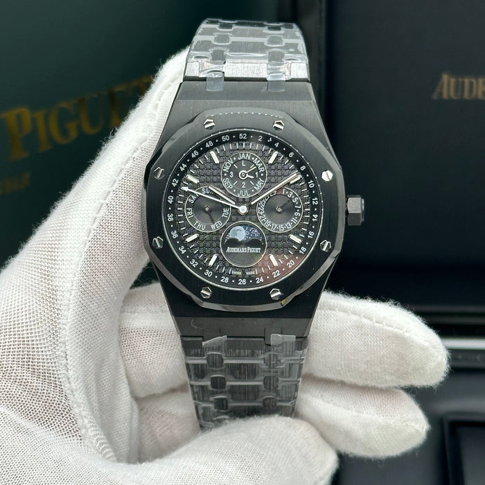 Audemars Piguet Royal Oak Perpetual Calendar – Black Ceramic Look – Swiss Super Clone 1:1