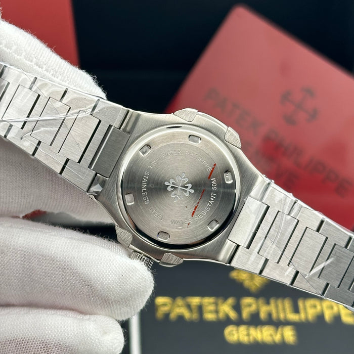 Patek Philippe Nautilus-Style Stainless Steel 33MM Watch – Black Dial
