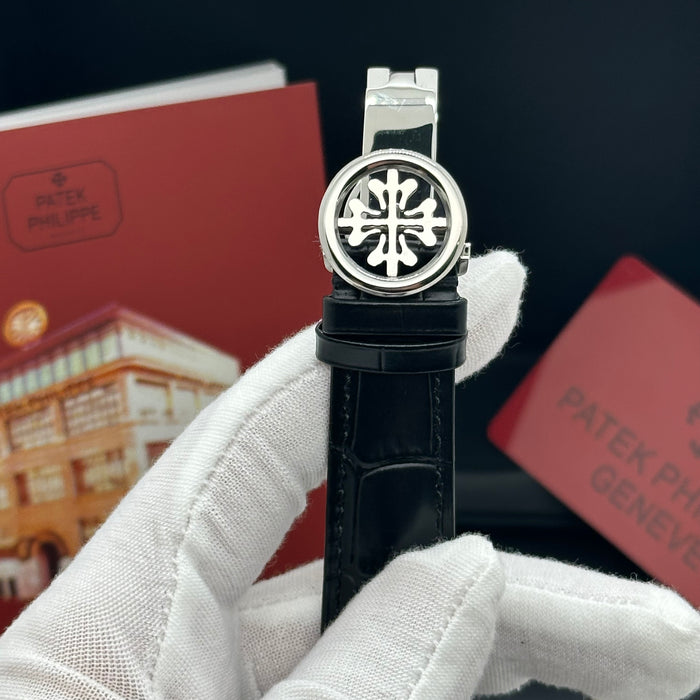 Patek Philippe Annual Calendar Moonphase – Blue Dial on Blue Alligator Strap (Style)