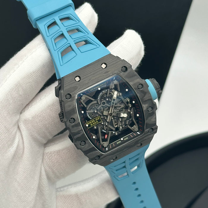Richard Mille RM 35-02 Rafael Nadal – Carbon TPT with Sky Blue Strap