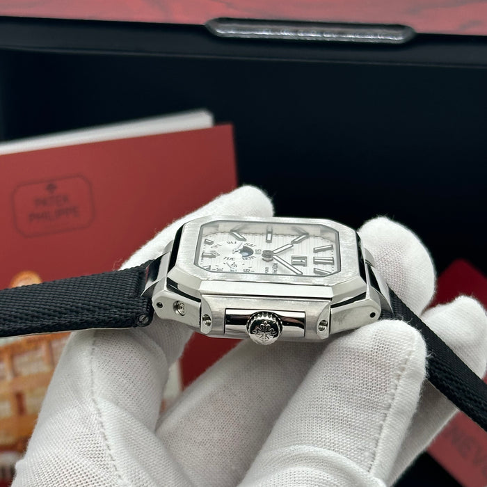 Patek Philippe Cubitus – Annual Calendar – Stainless Steel – Fabric Strap