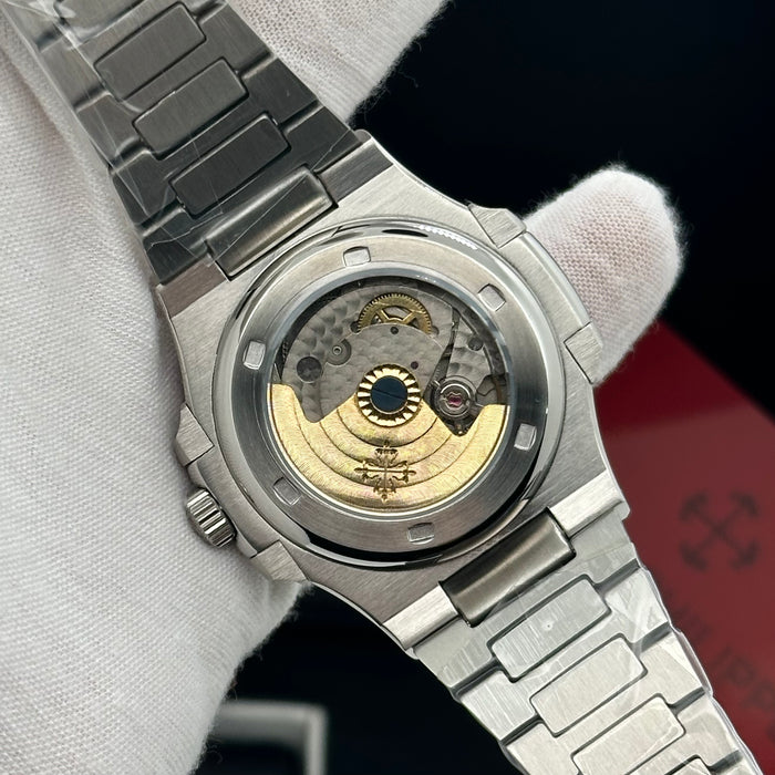 Patek Philippe Nautilus 40MM – Ruby Red Diamond Bezel Edition