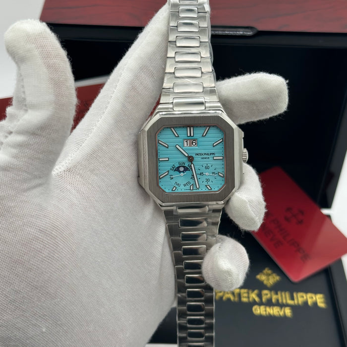 Patek Philippe Cubitus Annual Calendar MoonPhase– Turquoise Dial