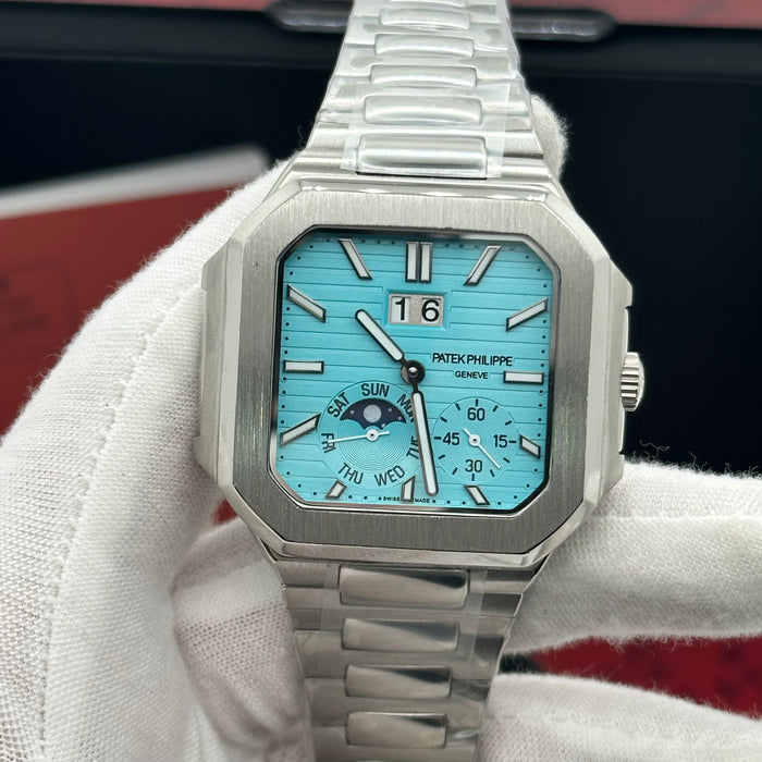 Patek Philippe Cubitus Annual Calendar MoonPhase– Turquoise Dial