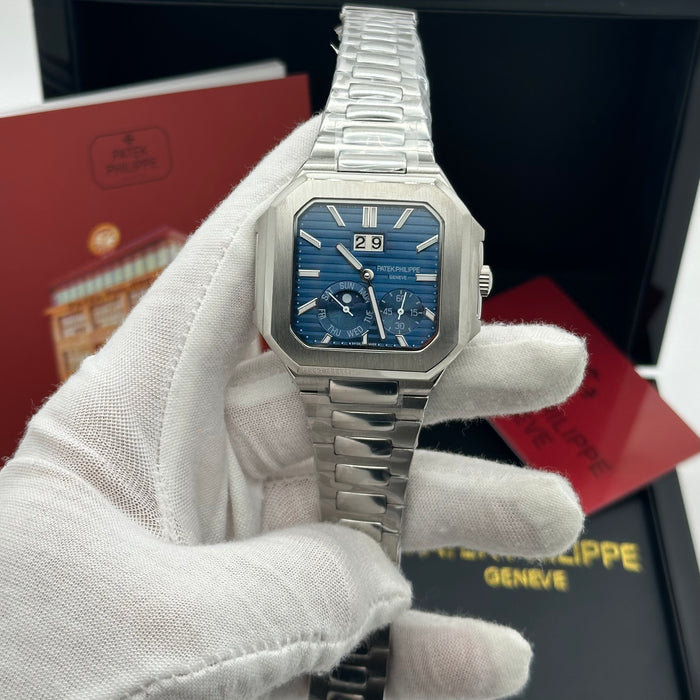 Patek Philippe Cubitus Annual Calendar Moonphase – Blue Dial