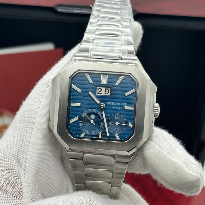 Patek Philippe Cubitus Annual Calendar Moonphase – Blue Dial