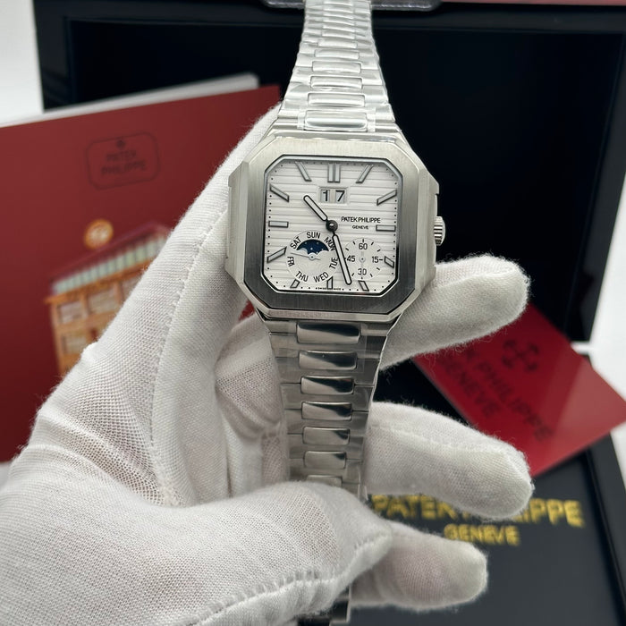 Patek Philippe Cubitus Annual Calendar MoonPhase– White Dial Automatic Watch