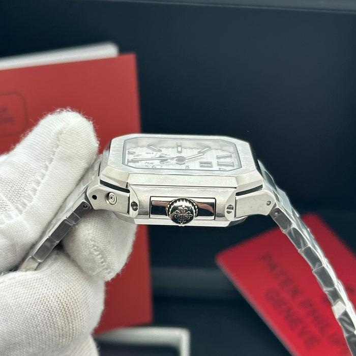 Patek Philippe Cubitus Annual Calendar MoonPhase– White Dial Automatic Watch