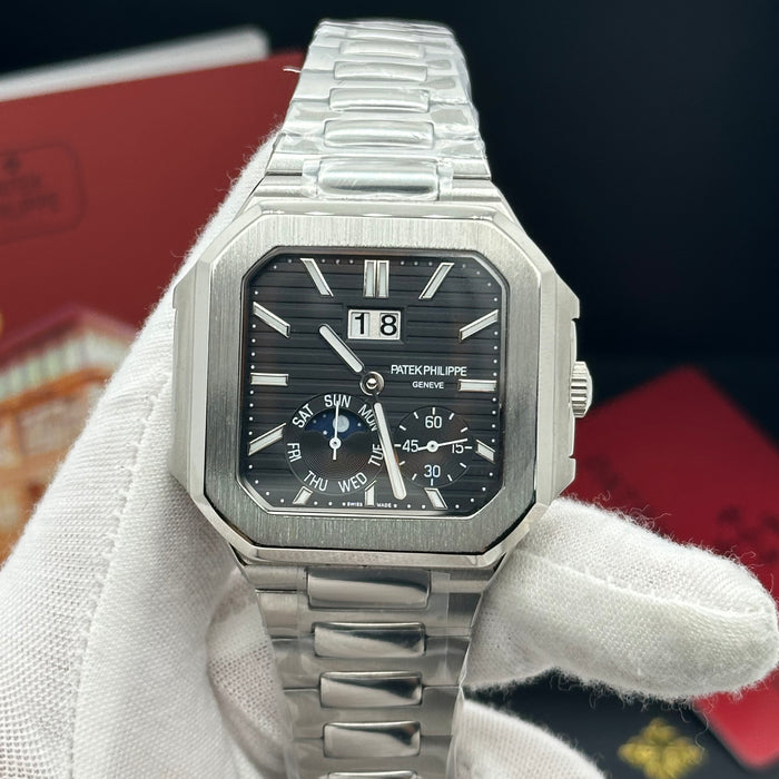 Patek Philippe Cubitus Annual Calendar MoonPhase – Black Dial Automatic Watch