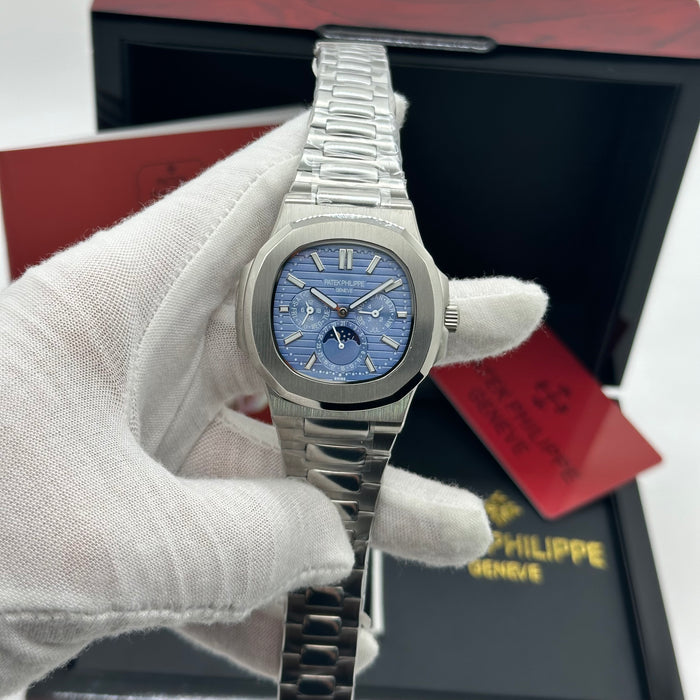 Patek Philippe Nautilus Perpetual Calender Watch - Blue Dial