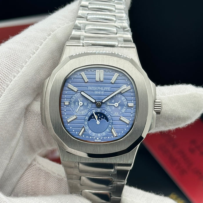 Patek Philippe Nautilus Perpetual Calender Watch - Blue Dial