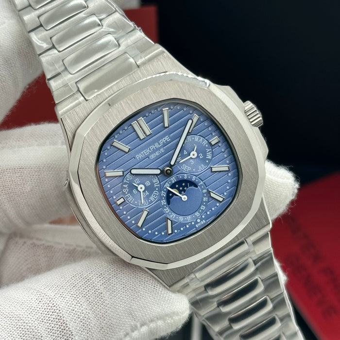 Patek Philippe Nautilus Perpetual Calender Watch - Blue Dial