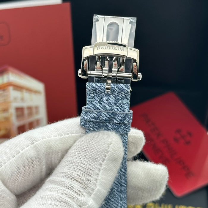 Patek Philippe Nautilus Perpetual Calendar – Blue Dial (Fabric Strap)