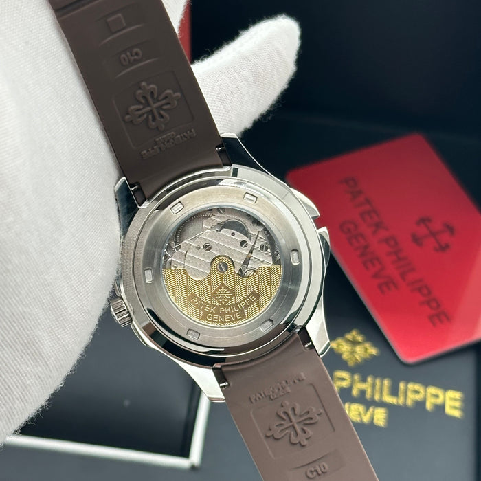 Patek Philippe Aquanaut Travel Time - Brown Dial & Composite Brown Strap