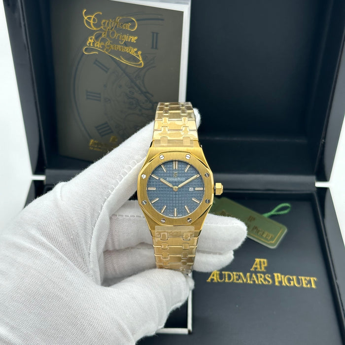 Audemars Piguet Royal Oak 33mm Stainless Steel /  Gold Blue Dial