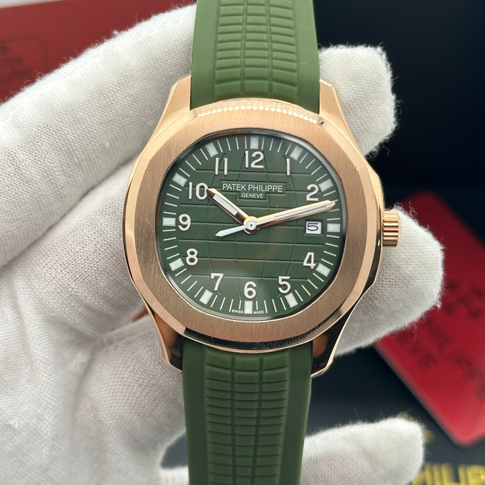 Patek Philippe Aquanaut Rose Gold - Khaki Green Dial & Composite Green Dial