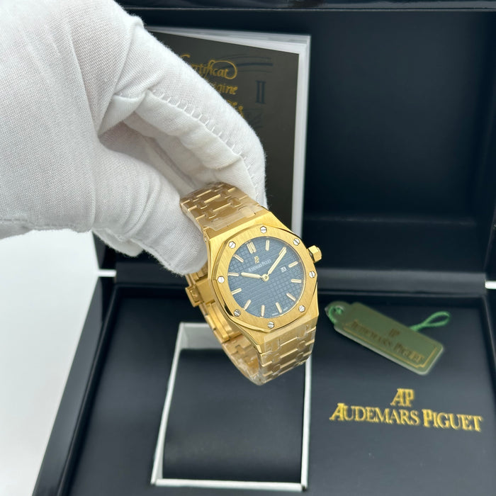 Audemars Piguet Royal Oak 33mm Stainless Steel /  Gold Blue Dial