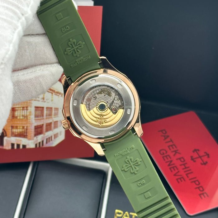 Patek Philippe Aquanaut Rose Gold - Khaki Green Dial & Composite Green Dial